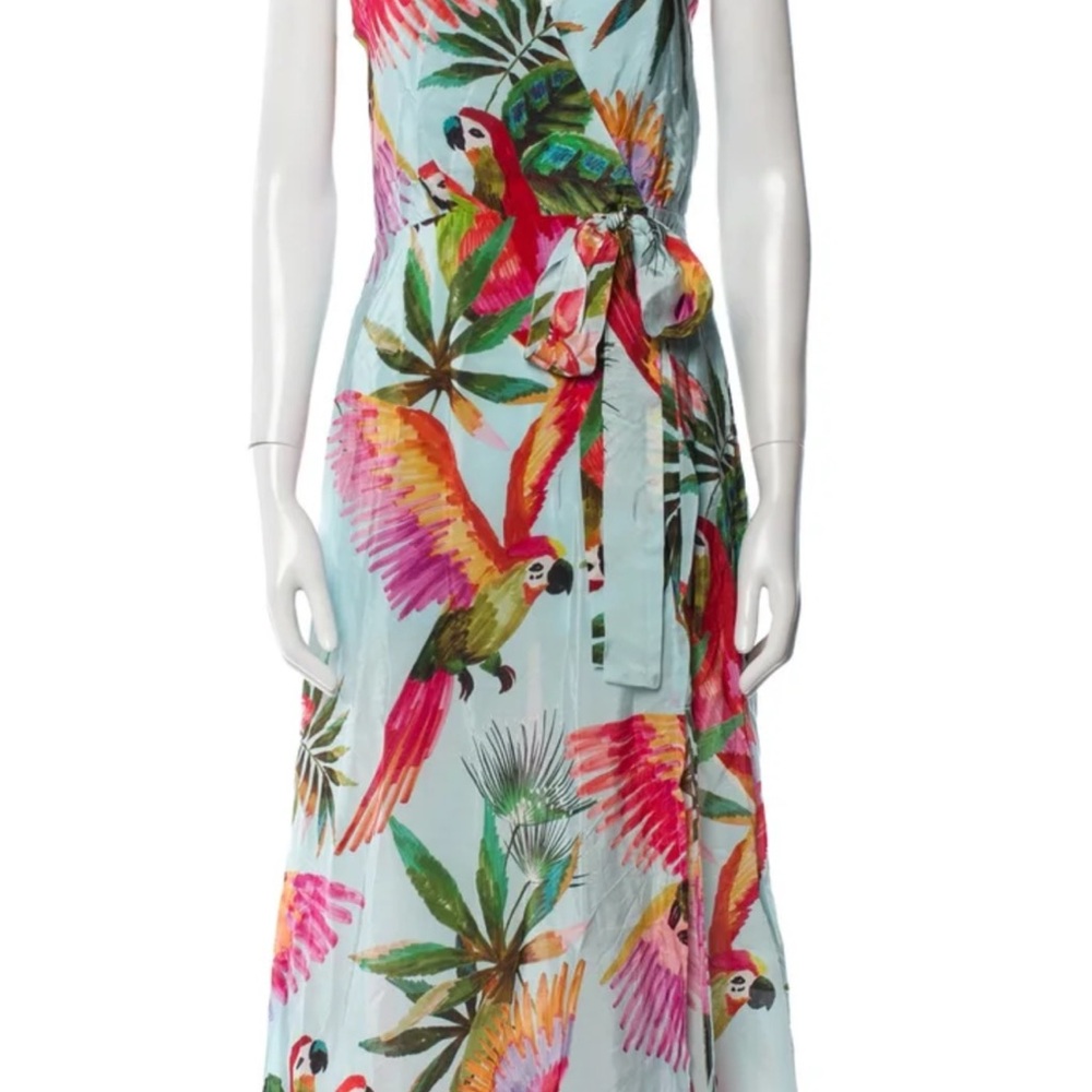 Farm rio Tropical Parrot Print Maxi Dress - Picture 2 of 2